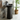 Gray Vessel Pedestal Bathroom Sink