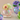 Iridescent Ball Glass Flower Vase