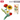 box of 568 pcs of floral building blocks