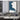 Blue & White Modern Rectangle Abstract Canvas Wall Decor