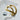 gold curved bathroom faucet