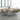 7-Pieces Woven Rope Outdoor Dining Set - with Wood-Top Trestle Table & Armchairs
