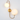 Modern White Globe 2-Light Wall Sconce