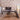 76" Aluminum and Leather Office Desk