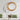 Modern 3D Geometric MDF Round Wall Decor