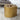 Postmodern Metal Side Table in Water Drop Design with Brushed Gold Single Piece