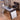 76" Aluminum and Leather Office Desk