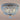 Retro White & Blue Beaded Ceiling Light