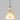 Golden Perfume Bottle-Shaped 1-Light Pendant Light