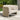Khaki & Cream Rattan Outdoor Armchair - with Cushion Pillow