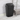 7.5 Gal. Black Swing-Top Plastic Wastebasket