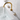 Gold Aerated Spout Widespread Bathroom Faucet