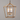 Rustic Geometric Cage Pendant Light