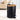 Black Step Trash Can with Bamboo Lid