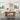 Modern Minimalist White Rectangular Dining Table