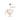Contemporary White Glass Chandelier