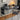 Italian Minimalist Black Workstation Desk