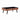 Mid-Century Tempered Glass Tabletop Coffee Table