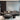 Minimalist Black Coffee Table with Lazy Susan