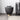 Modern Drum Coffee Table with Leather Frame