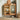 Nordic Natural Rectangular Sideboard with Glass Sliding Doors