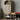 Oval Oakwood Display Cabinet with Rattan Door