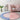 Pink and Blue Swirl Stripe Pattern Rug