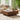 Retro Wood Coffee Table in Brown and Black