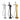 Straight Waterfall Floor Standing Bathtub Faucet