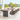 Stylish Patio Dining Table and Chair Set