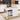 white rolling kitchen island
