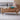 Wooden Coffee Table with Sliding Rail Doors