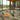 Brown variant of Glass and Wood Coffee table complementing surrounding decor
