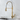 Modern Goosenecked Pull Out Kitchen Faucet