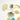 Gold finish leaves