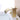 double handle brushed gold waterfall bathroom faucet