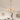 Modern Gold 3-Light Chandelier Light