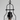 Industrial 1-Light Rust Pendant Light