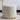 Modern White Lamb Wool Vanity Stool