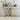 Narrow Modern White Console Table