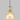 Golden Perfume Bottle-Shaped 1-Light Pendant Light