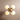 Frosted Glass 4-Light Semi-Flush Ceiling Light