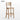 43" Natural Bar-Height Bar Stool