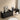 Black Retractable Makeup Vanity Table Set