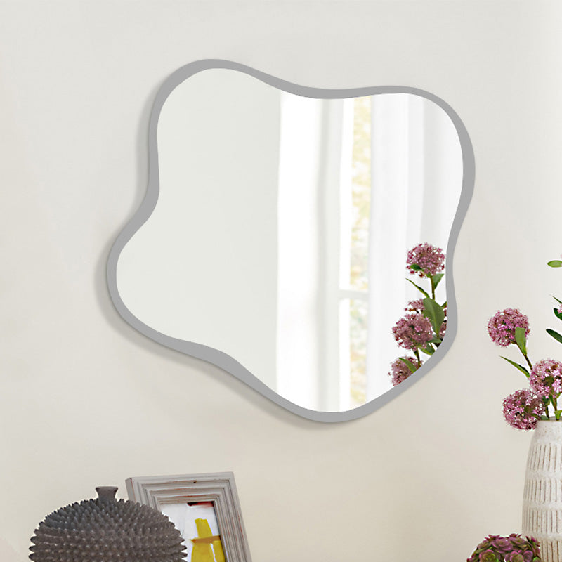 Contemporary Asymmetrical Wavy Wall Mirror Design – CharmyDecor