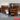 Modern Brown Walnut Makeup Vanity