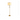 Gold Fabric Shade LED Floor Lamp