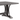  Retro Style Gray Dining Table Set
