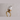 Gold Fabric Shade LED Floor Lamp