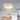 Modern Acrylic Pleated Paper Pendant Light